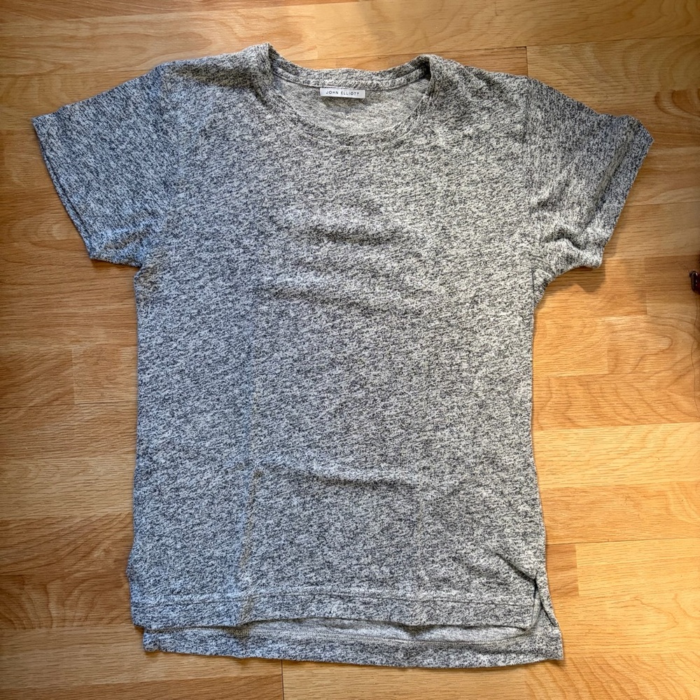 John Elliott Co Mix Mercer Men’s T-shirt | Large (3) | Grey